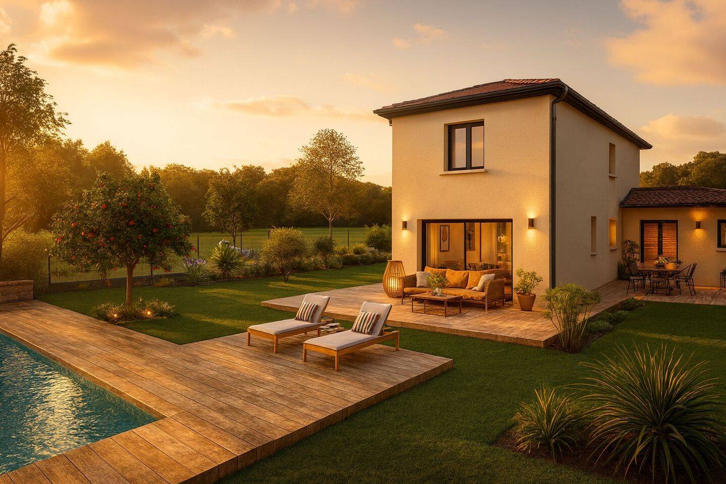 Maison 5 pièces 112 m² · à Mions · 112 m² · 515 000 €