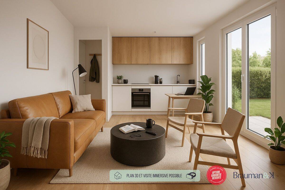 Appartement 1 pièce 30 m² · à L'Hermitage · 30 m² · 126 667 €