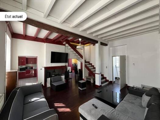 Duplex à vendre 112 224 € 5 pièces 3 chambres 106 m² Étage 1/3 Mouysset-Foirail Tarbes 65000