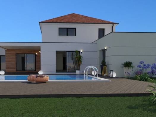 Terrain avec maison neuve à vendre 545 600 € 7 pièces 6 chambres 225 m² 420 m² de terrain Véretz 37270