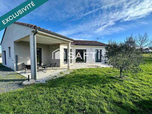 Maison de plain-pied à vendre 255 000 € 4 pièces 3 chambres 98 m² 956 m² de terrain Rural Nord et Rural Est Castres 81100