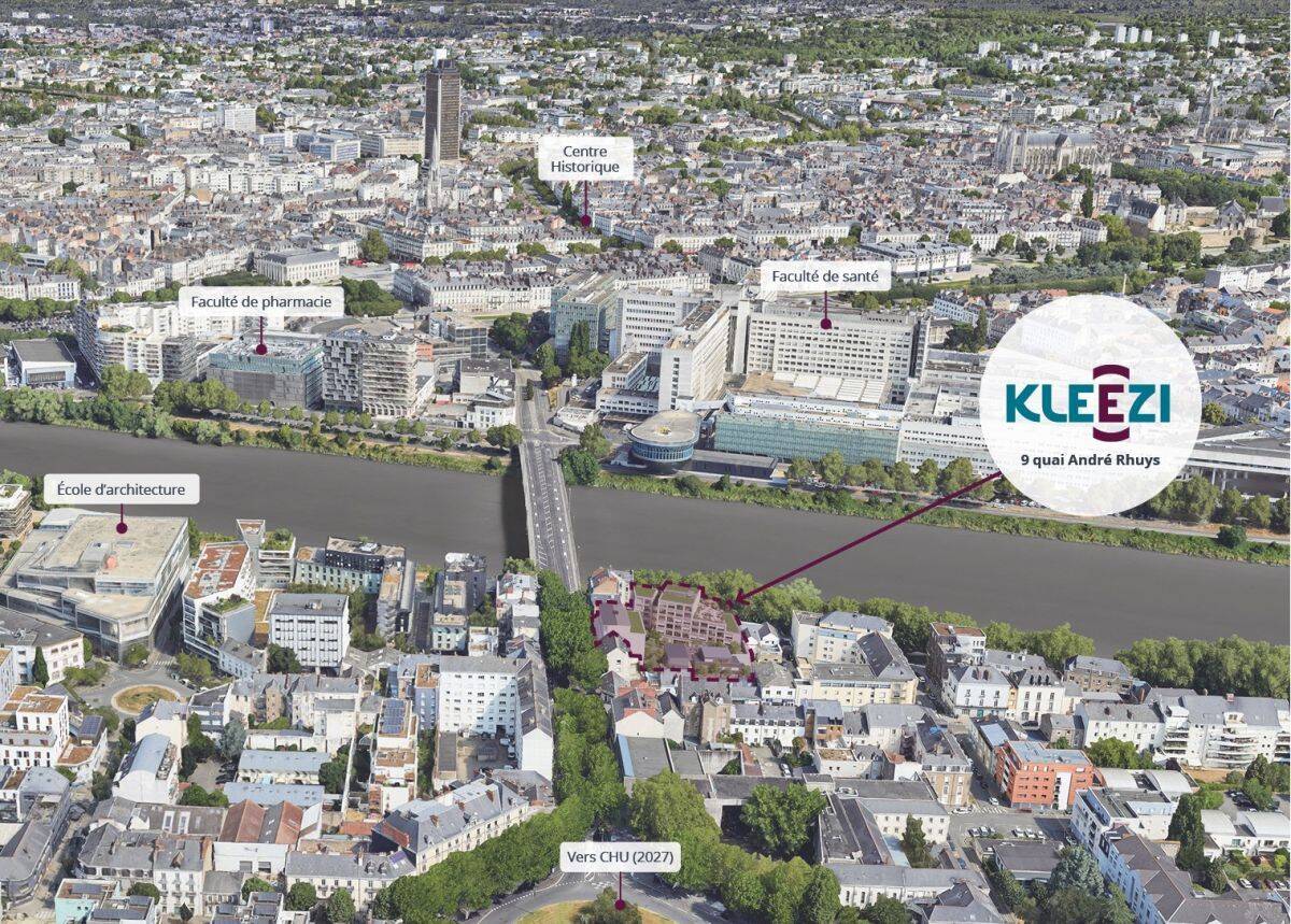Appartement 1 pièce 19 m² · à Nantes · 19,4 m² · 155 000 €