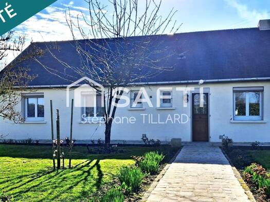 Maison de plain-pied à vendre 243 000 € 5 pièces 4 chambres 99 m² 960 m² de terrain Cesny-Bois-Halbout 14220