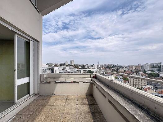 Appartement à vendre 325 500 € 3 pièces 2 chambres 72 m² Étage 12/15 Dhuys-Gallieni Bagnolet 93170