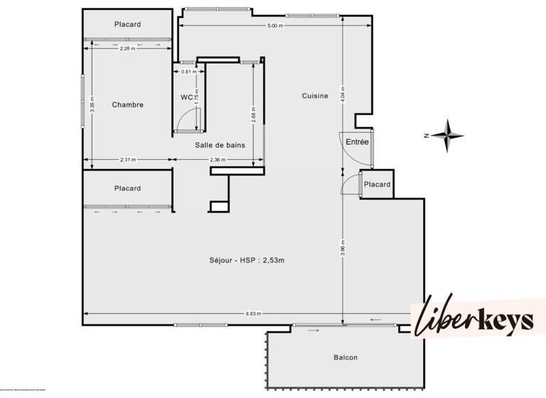 Appartement à vendre 159 000 € 3 pièces 1 chambre 60 m² 2ème étage Bonnevay - La Soie - Les Brosses Villeurbanne 69100