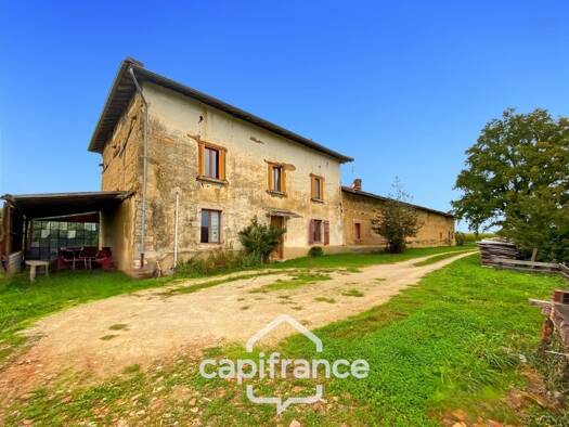 Ferme à vendre 209 000 € 11 pièces 1 chambre 232 m² 10 966 m² de terrain Dommartin-lès-Cuiseaux 71480
