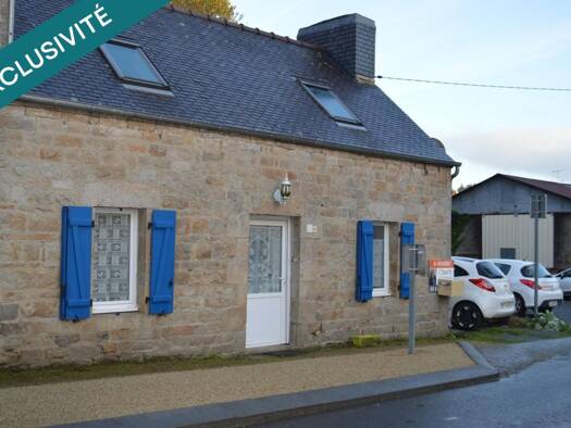 Maison à vendre 129 900 € 3 pièces 2 chambres 50 m² 77 m² de terrain Loguivy-Plougras 22780