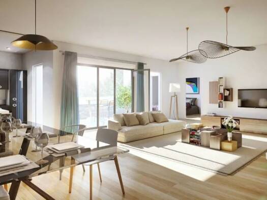 Appartement à vendre - neuf 584 000 € 3 pièces 2 chambres 67 m² Étage 2/6 Clichy-Batignolles Paris 17ème arrondissement 75017