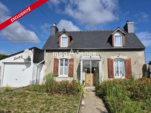 Maison à vendre 147 000 € 4 pièces 2 chambres 77 m² 666 m² de terrain Plouguiel 22220