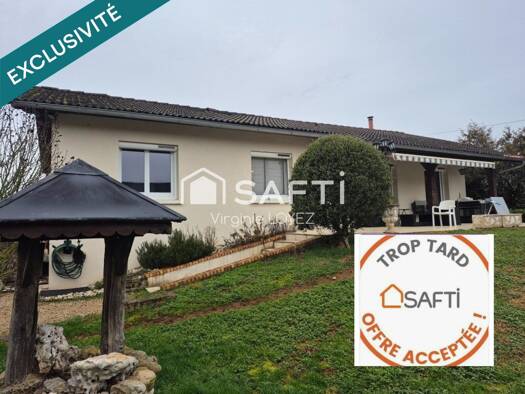 Maison à vendre 315 000 € 6 pièces 3 chambres 108 m² 1 297 m² de terrain Leyment 01150