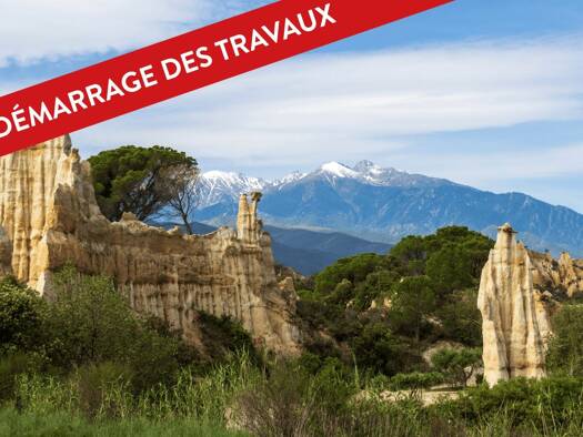 Terrain constructible à vendre 99 000 € 515 m² de terrain Sud Ille-sur-Têt 66130