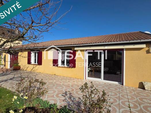 Maison de plain-pied à vendre 235 000 € 4 pièces 3 chambres 85 m² 637 m² de terrain Jonchery-sur-Vesle 51140