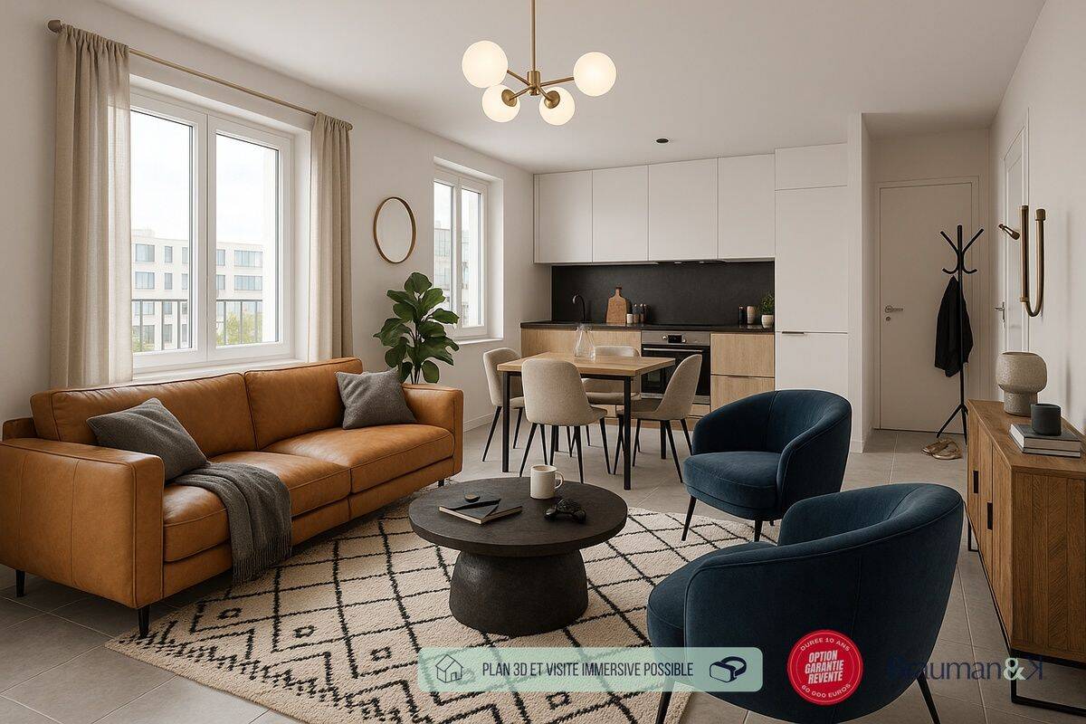 Appartement 3 pièces 64 m² · à Bordeaux · 64 m² · 347 000 €