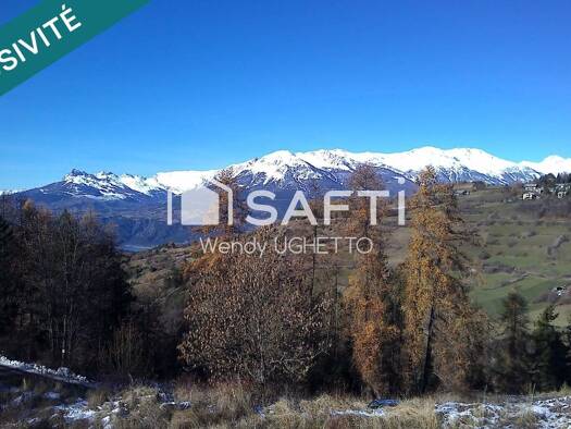 Terrain constructible viabilisé à vendre 272 000 € 1 030 m² de terrain Les Orres 05200