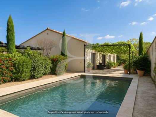 Villa à vendre 1 272 000 € 4 pièces 3 chambres 152 m² 700 m² de terrain Les Ecarts Saint-Rémy-de-Provence 13210