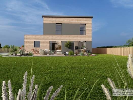 Terrain avec maison neuve à vendre 348 675 € 4 pièces 3 chambres 90 m² 442 m² de terrain Campagne Lanester 56600