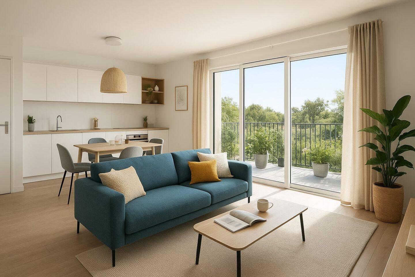 Appartement 3 pièces 57 m² · à Saint-Nazaire · 56,8 m² · 223 400 €