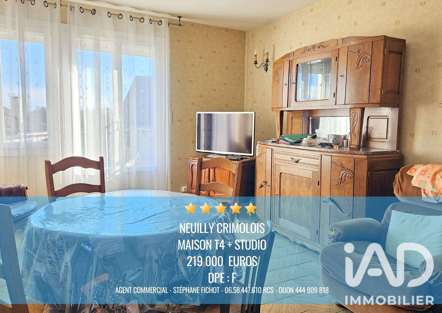 Maison 5 pièces 107 m² · à Neuilly-Crimolois · 107 m² · 199 000 €