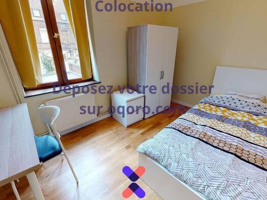 Maison à louer 383 € 7 pièces 6 chambres 96 m² Epeule-Trichon Roubaix 59100
