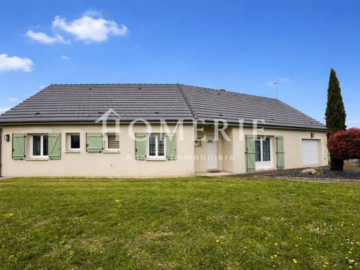 Maison de plain-pied à vendre 249 000 € 5 pièces 3 chambres 124,1 m² 917 m² de terrain Sancerre 18300