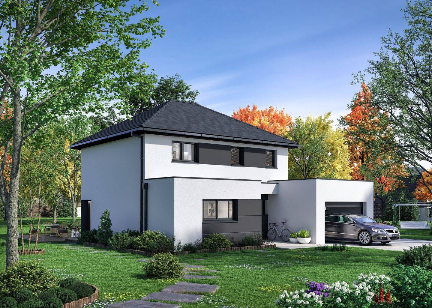 Maison 5 pièces 137 m² · à Tourville-en-Auge · 136,6 m² · 469 500 €