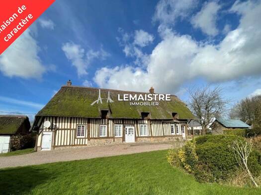 Maison de plain-pied à vendre 230 000 € 4 pièces 2 chambres 88 m² 3 000 m² de terrain Manneville-la-Goupil 76110