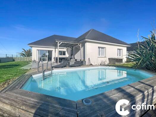 Maison de plain-pied à vendre 319 000 € 5 pièces 4 chambres 114 m² 750 m² de terrain Sauvagnon 64230