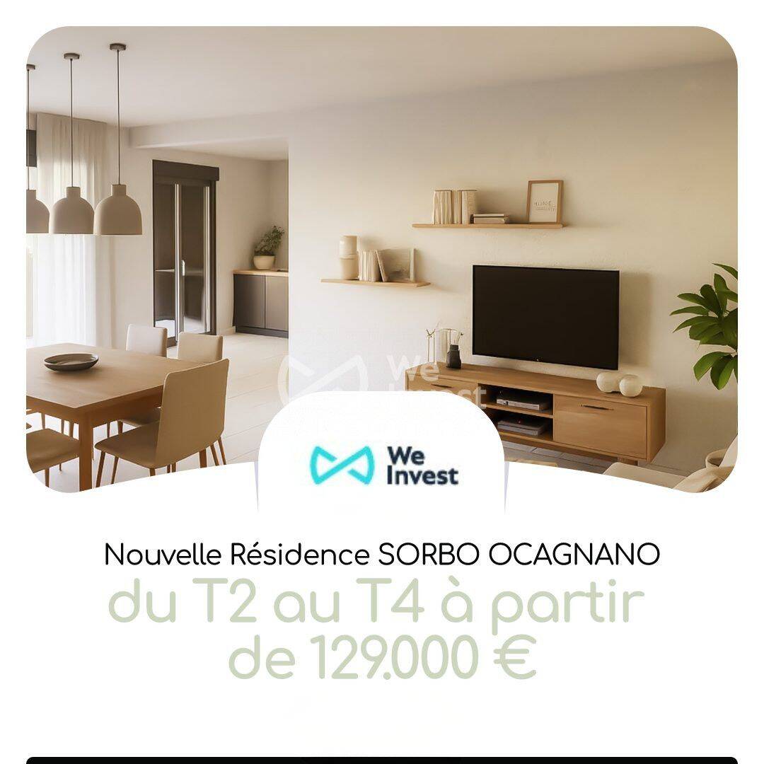 Appartement 3 pièces 64 m² · à Sorbo-Ocagnano · 64,1 m² · 205 000 €