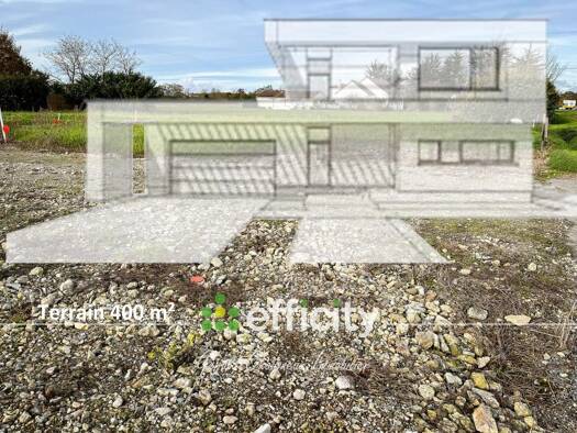 Terrain constructible viabilisé à vendre 107 000 € 400 m² de terrain Saint-Philbert-de-Grand-Lieu 44310