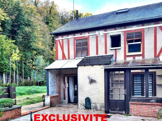 Maison à vendre 158 850 € 5 pièces 2 chambres 89 m² 1 200 m² de terrain Le Chateau Les Andelys 27700