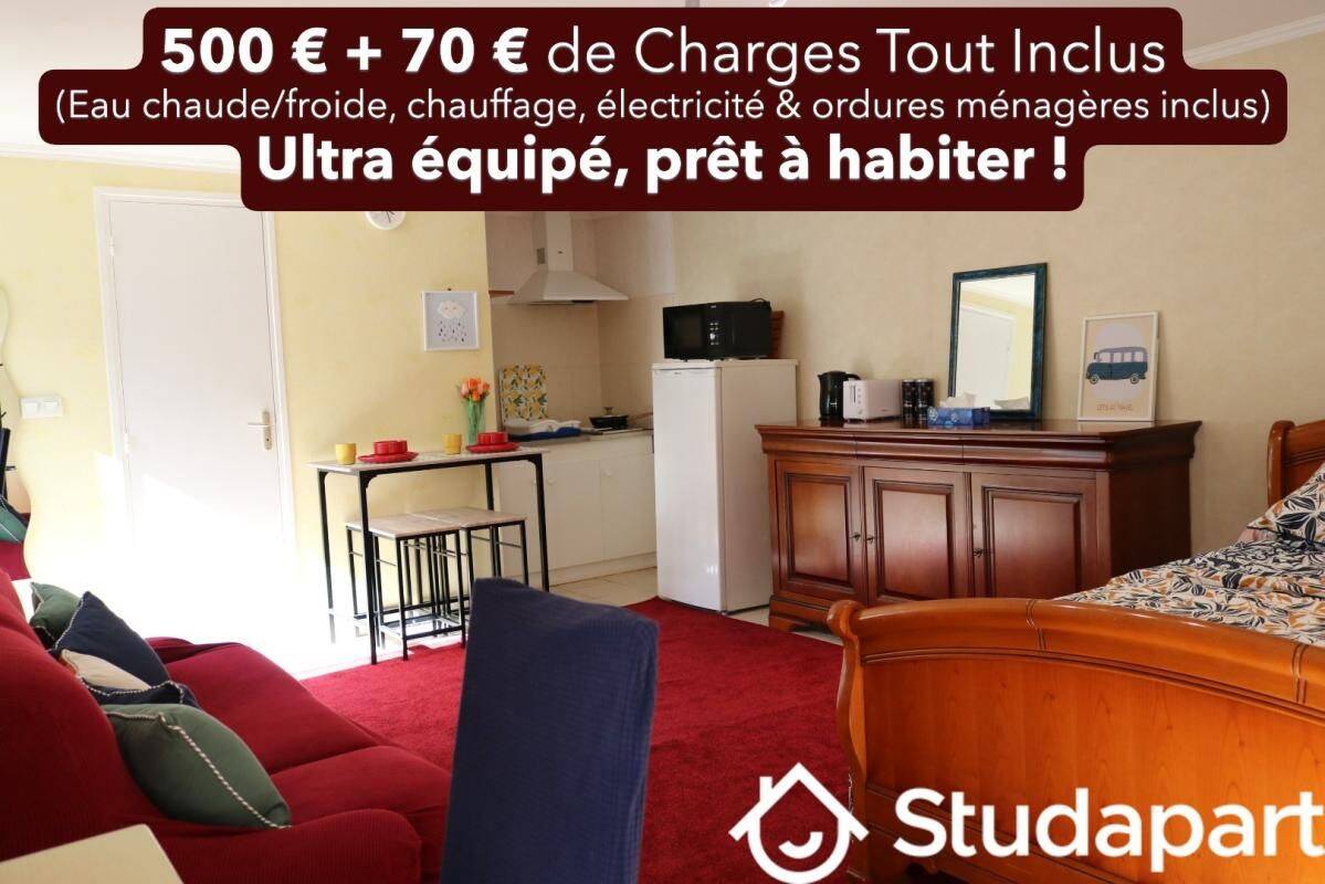Appartement 1 pièce 24 m² · à Ingré · 24 m² · 570 €