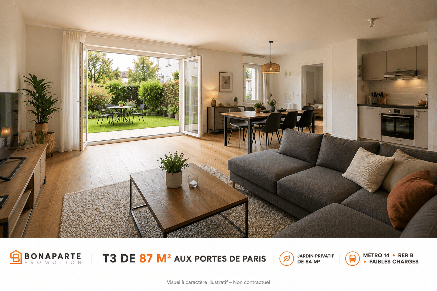 Appartement 3 pièces 90 m² · à Gentilly · 90 m² · 515 000 €