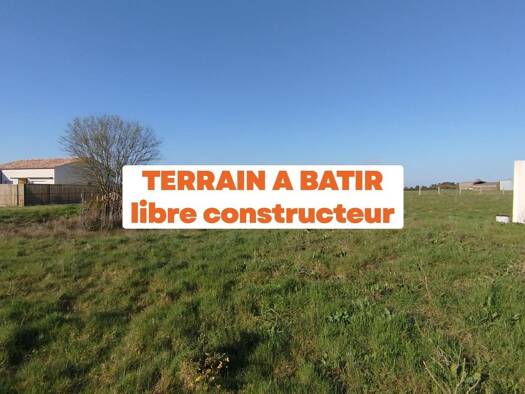 Terrain constructible à vendre 69 100 € 408 m² de terrain L'Aiguillon-sur-Vie 85220
