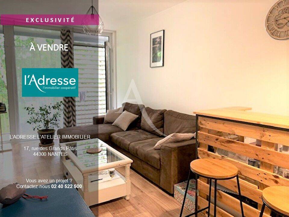 Appartement 2 pièces 42 m² · à Nantes · 42,4 m² · 169 500 €