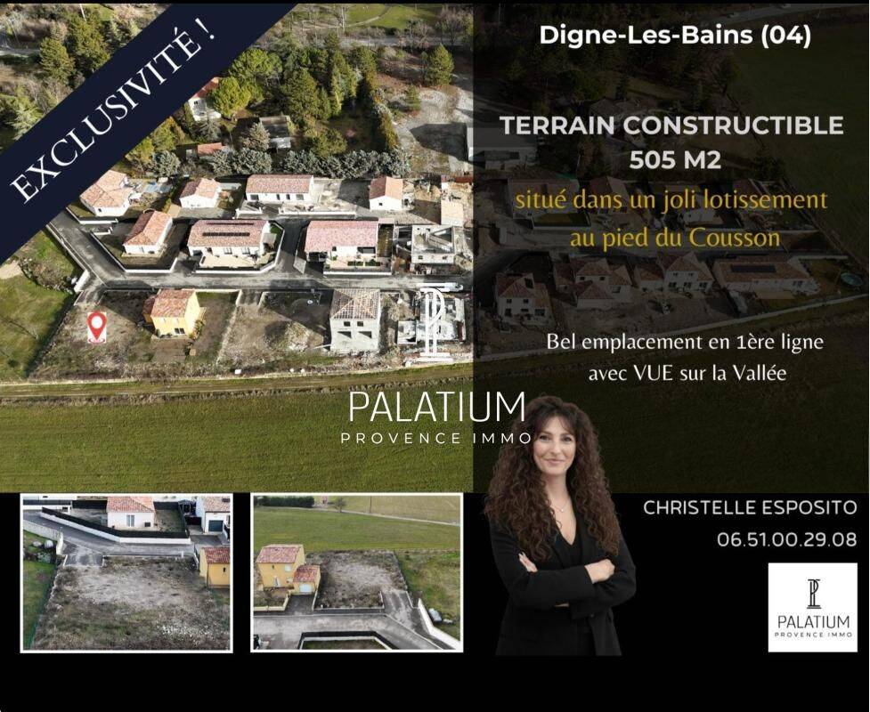 Terrain de 505 m² à Digne-les-Bains - photo 2