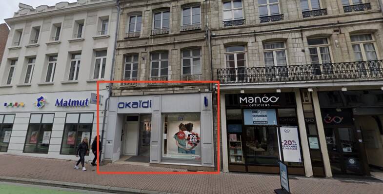 Local commercial à louer 2 800 € 170 m² de surface de vente Douai 59500
