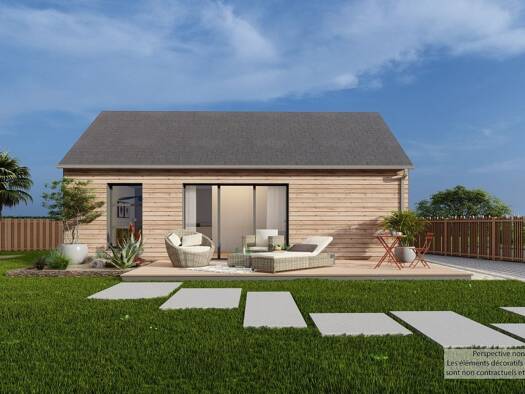 Terrain avec maison neuve à vendre 199 400 € 2 pièces 1 chambre 48 m² 306 m² de terrain Centre Ville Saint-Pol-de-Léon 29250