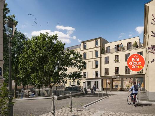 Appartement à vendre - neuf 625 000 € 2 pièces 1 chambre 50,9 m² RDC Saint Blaise Paris 20ème arrondissement 75020