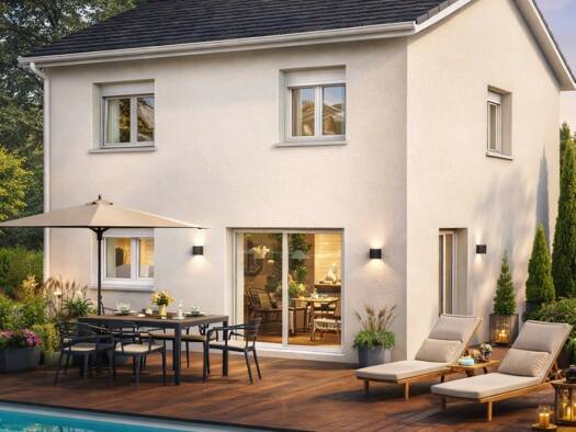 Terrain avec maison neuve à vendre 595 000 € 5 pièces 4 chambres 100 m² 500 m² de terrain Thoiry 01710