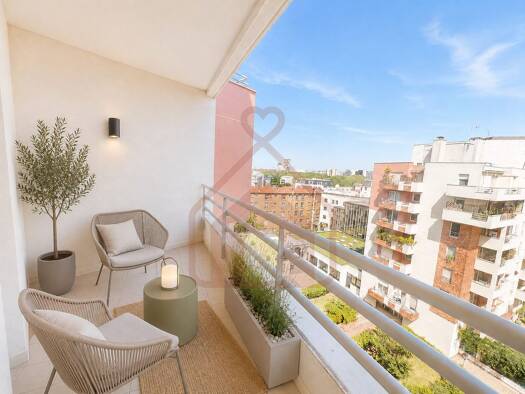 Appartement à vendre 399 000 € 3 pièces 2 chambres 67,2 m² Étage 8/9 Les Coquettes Le Kremlin-Bicêtre 94270