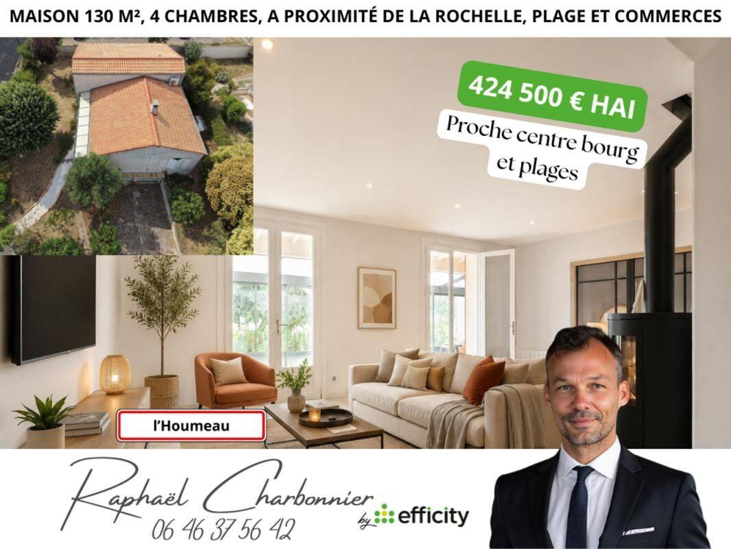 Maison 6 pièces 130 m² · à L'Houmeau · 130 m² · 424 500 €