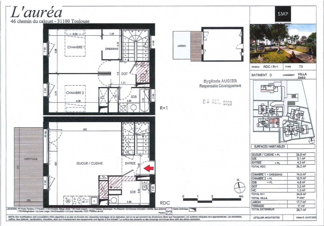 Maison 3 pièces 71 m² · à Toulouse · 71 m² · 938 €