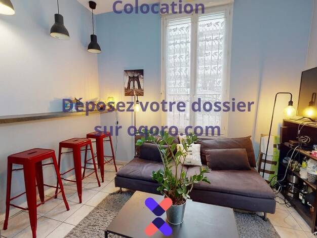 Colocation à louer 350 € 5 pièces 4 chambres 66 m² RDC Anatole France-Danton Le Havre 76600