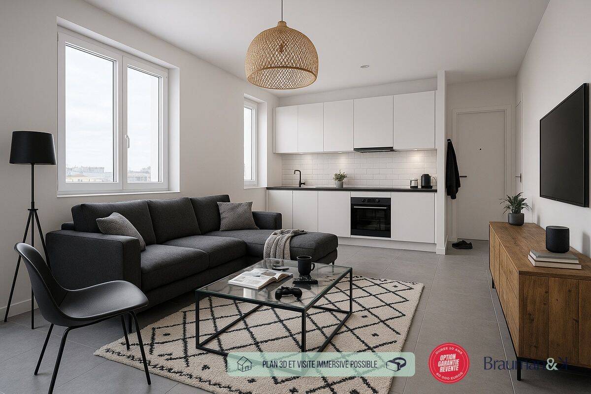 Appartement 1 pièce 19 m² · à Metz · 19 m² · 126 570 €