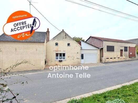 Maison à vendre 67 000 € 7 pièces 3 chambres 102 m² 805 m² de terrain Est Solesmes 59730