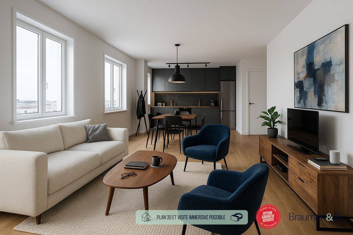 Appartement 3 pièces 68 m² · à Village-Neuf · 68 m² · 316 000 €