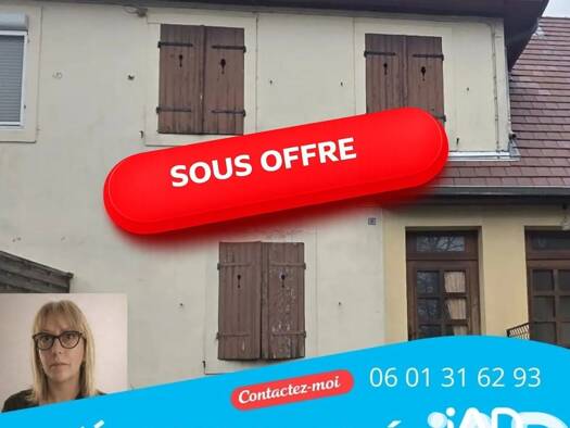 Maison à vendre 39 000 € 3 pièces 2 chambres 68 m² 421 m² de terrain Le Soleil Paray-le-Monial 71600