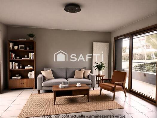 Appartement à vendre 304 290 € 3 pièces 2 chambres 66 m² RDC Cités Thonon-les-Bains 74200