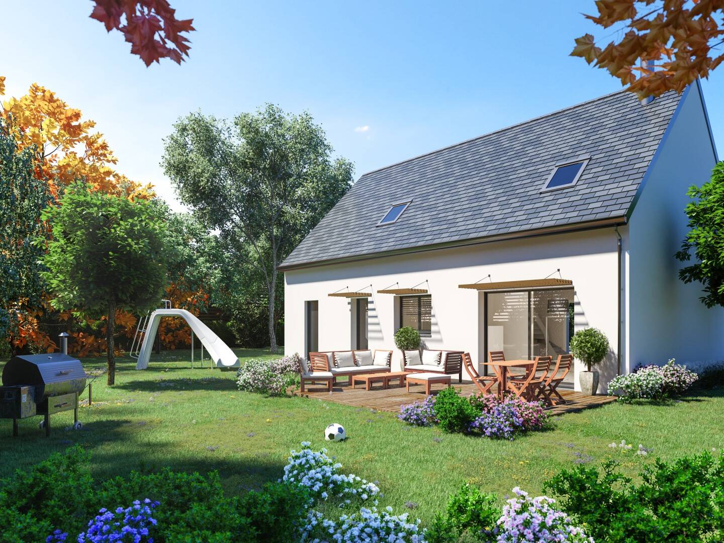 Maison 4 pièces 93 m² · à Les Trois-Pierres · 92,6 m² · 259 000 €