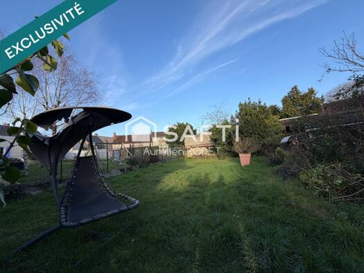 Maison de plain-pied à vendre 109 000 € 2 pièces 1 chambre 80 m² 473 m² de terrain Villedieu-sur-Indre 36320